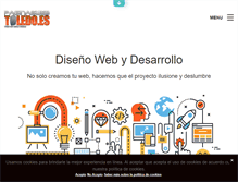 Tablet Screenshot of paginaswebtoledo.es